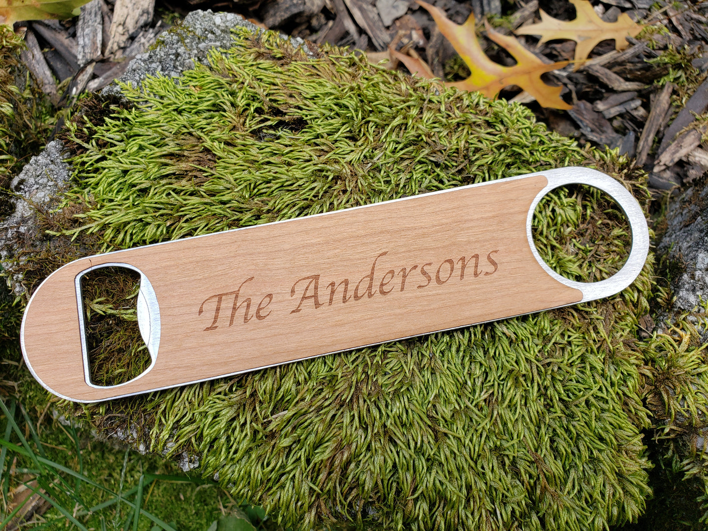 Wood Veneer Bottle Opener (BAR776)