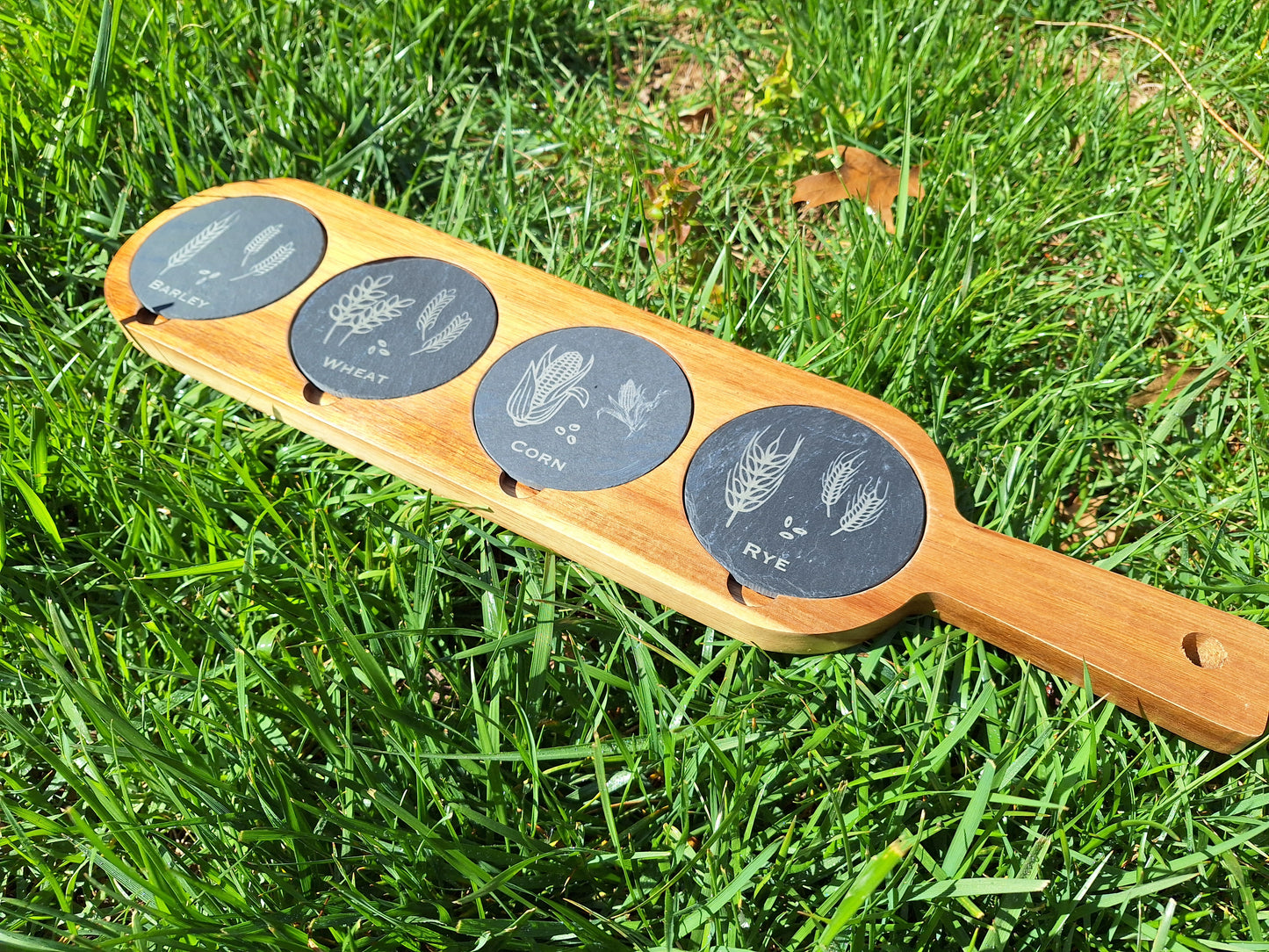 Wood/Slate Flight Serving Board (BAR078)