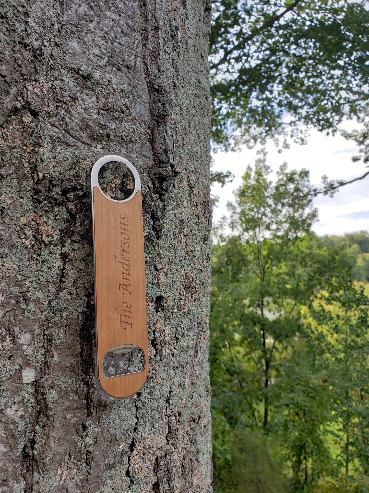 Wood Veneer Bottle Opener (BAR776)