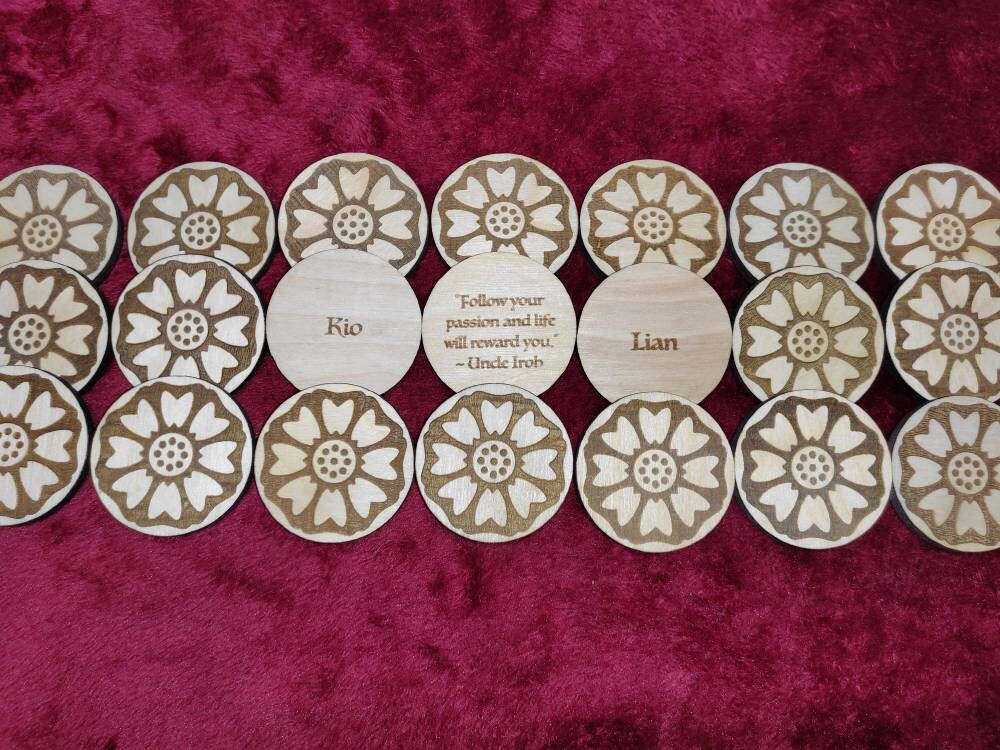 White Lotus Pai Sho Tile