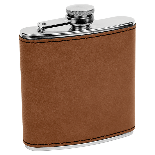 6 oz. Leatherette Flask (FSK01)