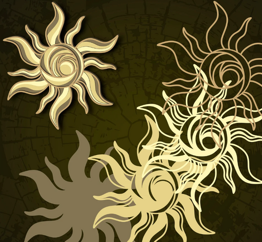 Sun - Layered Laser Cut Wood Art