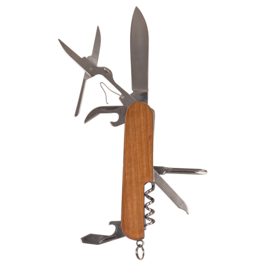 Wood Multi-Tool Pocket Knife (PA010)