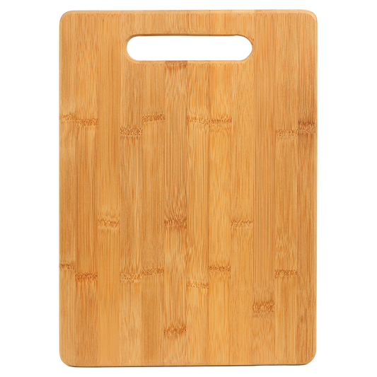 13 3/4" x 9 3/4" Bamboo Rectangle Cutting Board