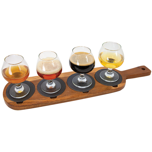 Wood/Slate Flight Serving Board (BAR078)