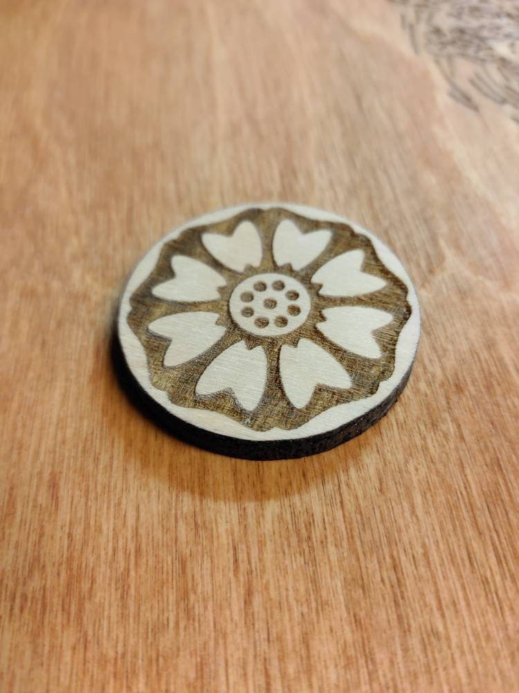 White Lotus Pai Sho Tile